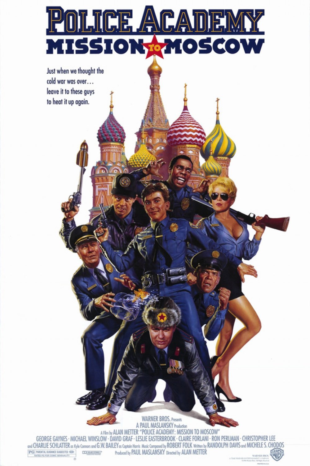 L'affiche du film Police Academy: Mission to Moscow