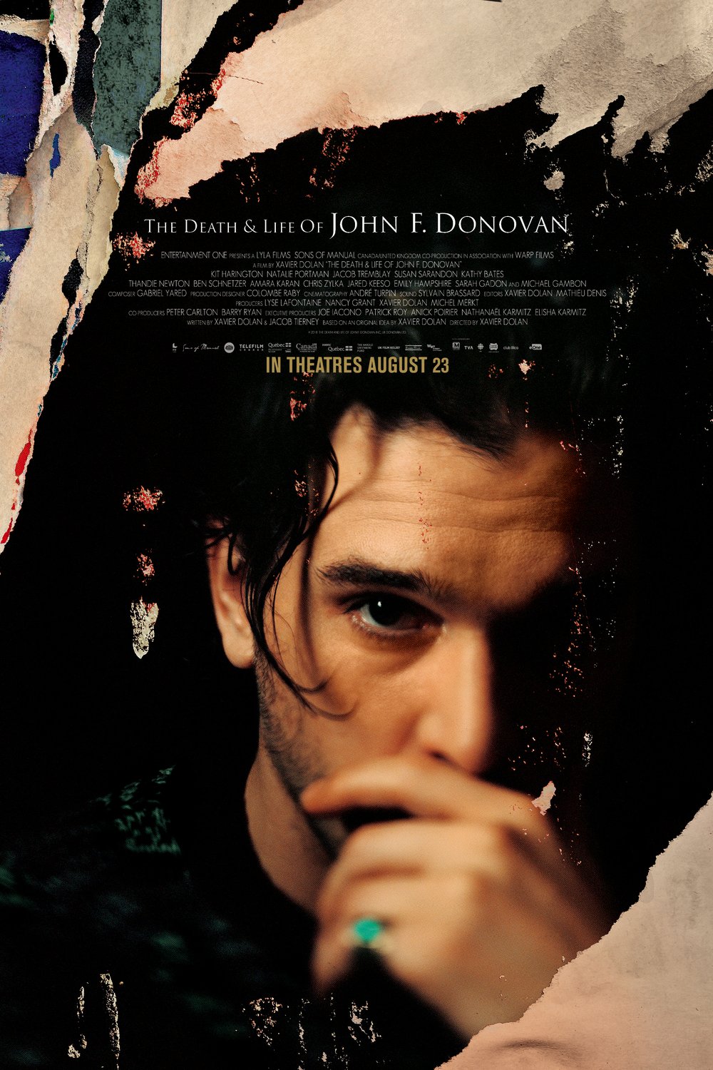 L'affiche du film The Death and Life of John F. Donovan