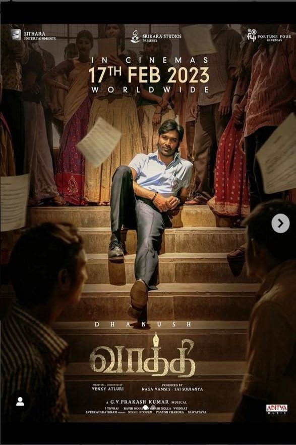Telugu poster of the movie Vaathi
