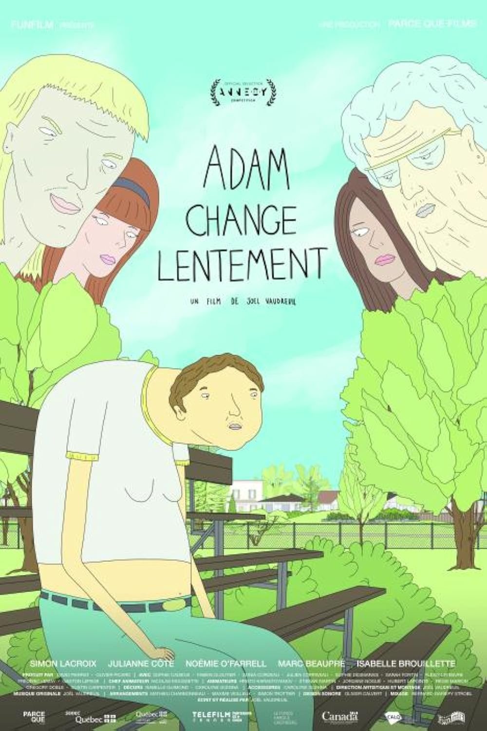 Poster of the movie Adam change lentement