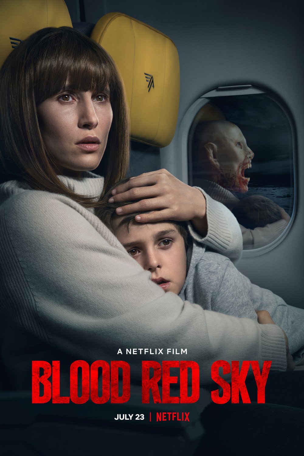 German poster of the movie Blood Red Sky
