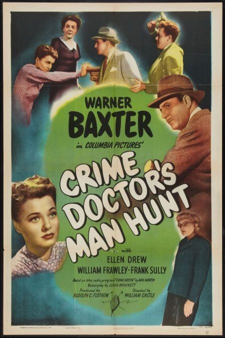 L'affiche du film Crime Doctor's Man Hunt