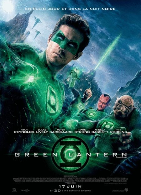 L'affiche du film Green Lantern v.f.