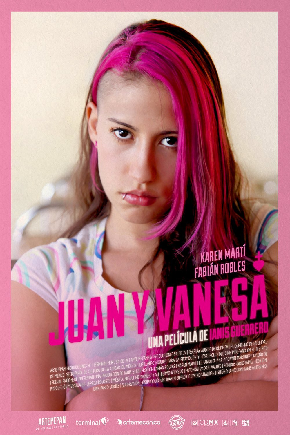 L'affiche originale du film Juan and Vanesa en espagnol