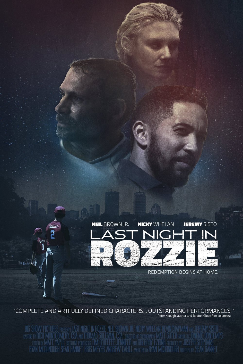 L'affiche du film Last Night in Rozzie