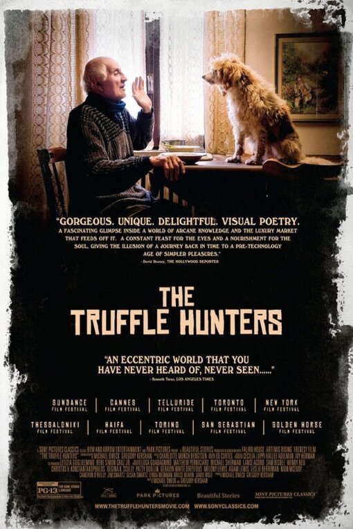 L'affiche originale du film The Truffle Hunters en italien
