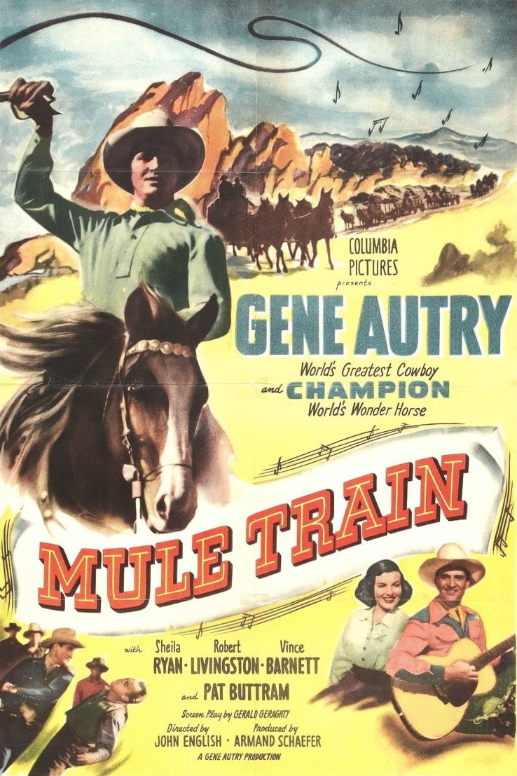L'affiche du film Mule Train