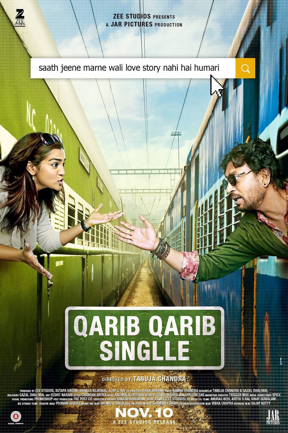 L'affiche du film Qarib Qarib Singlle