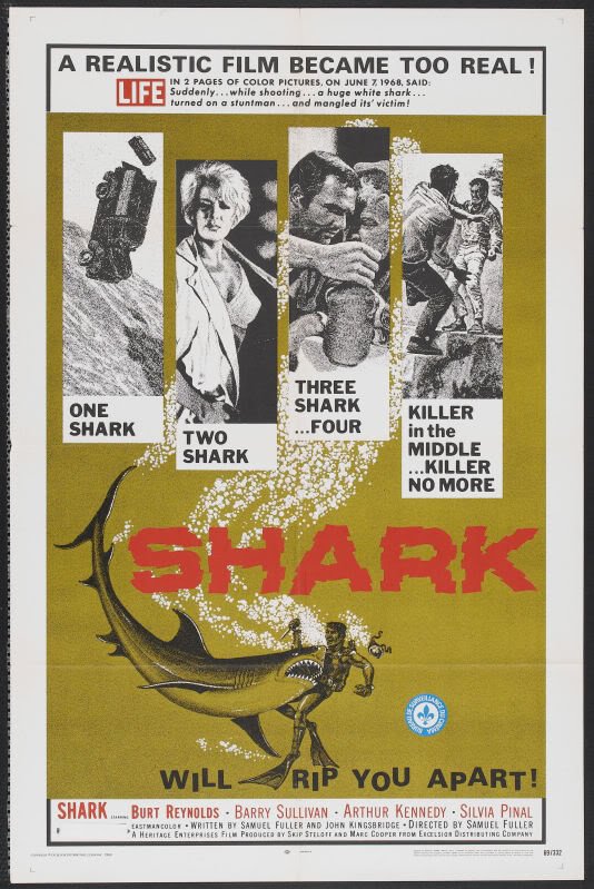 L'affiche du film Shark!