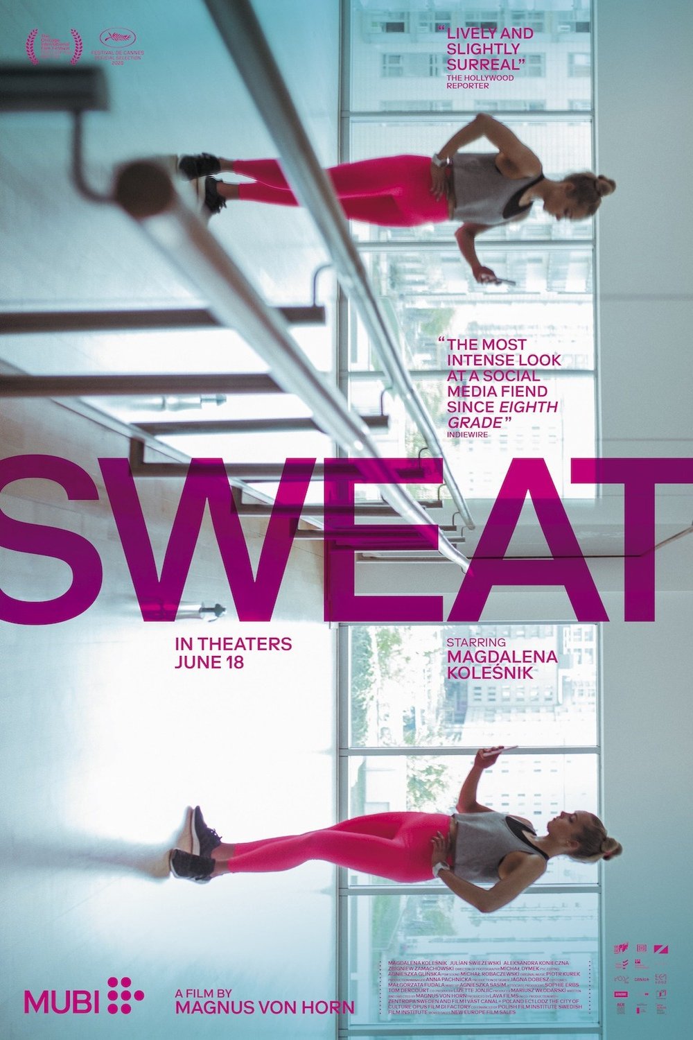 L'affiche originale du film Sweat en polonais