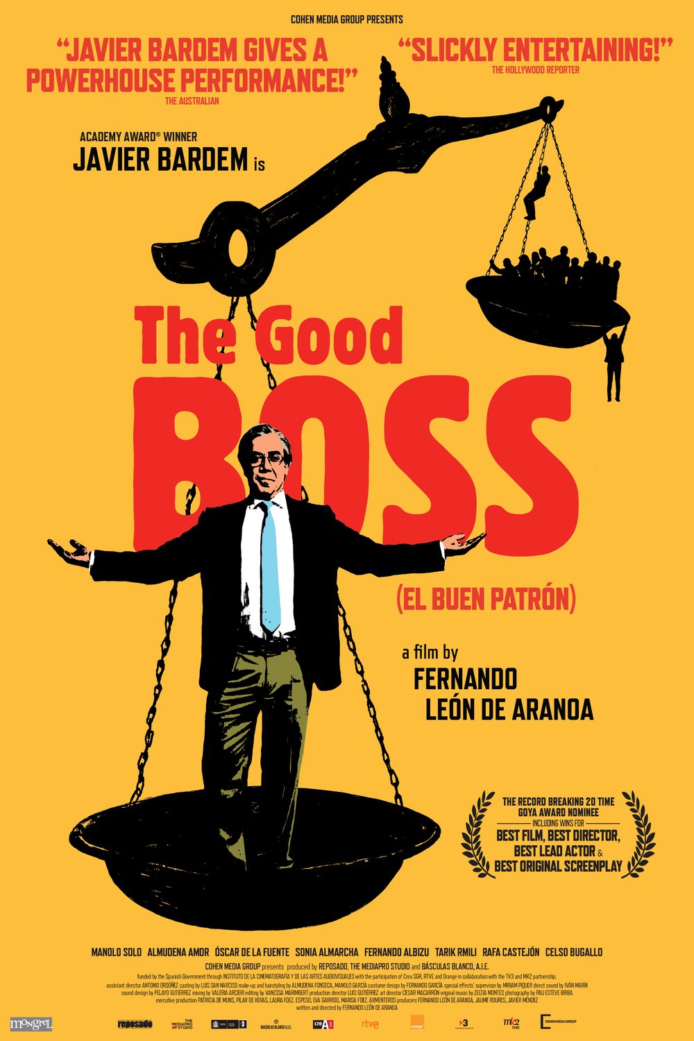 L'affiche du film The Good Boss