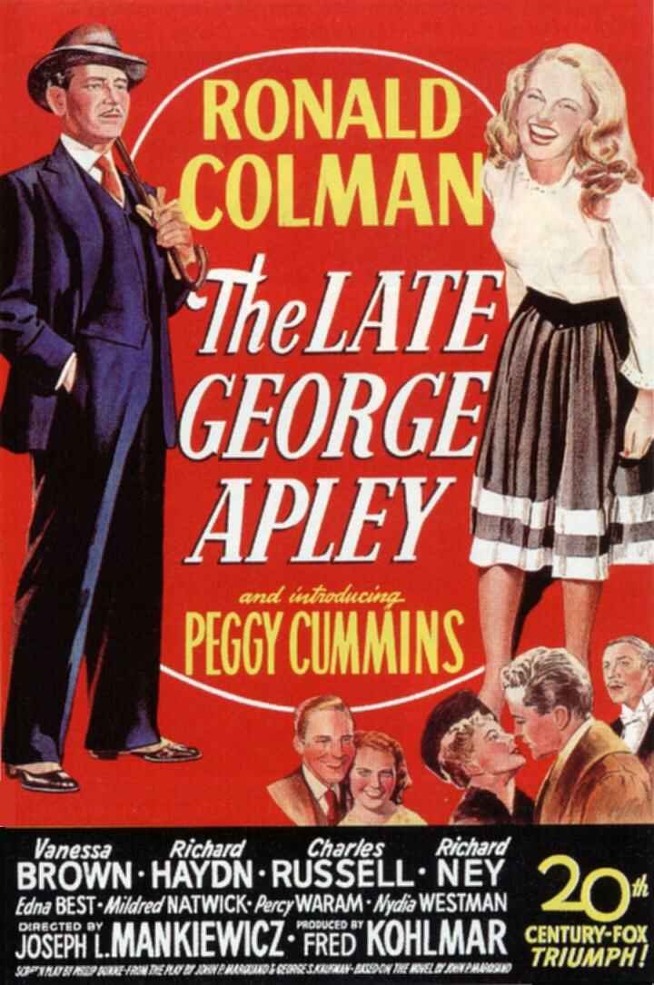 L'affiche du film The Late George Apley