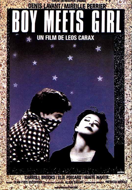 French poster of the movie Boy Meets Girl