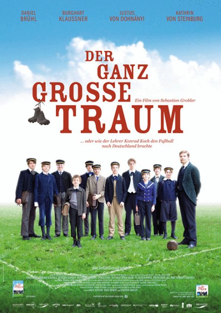 L'affiche originale du film Der ganz große Traum en allemand
