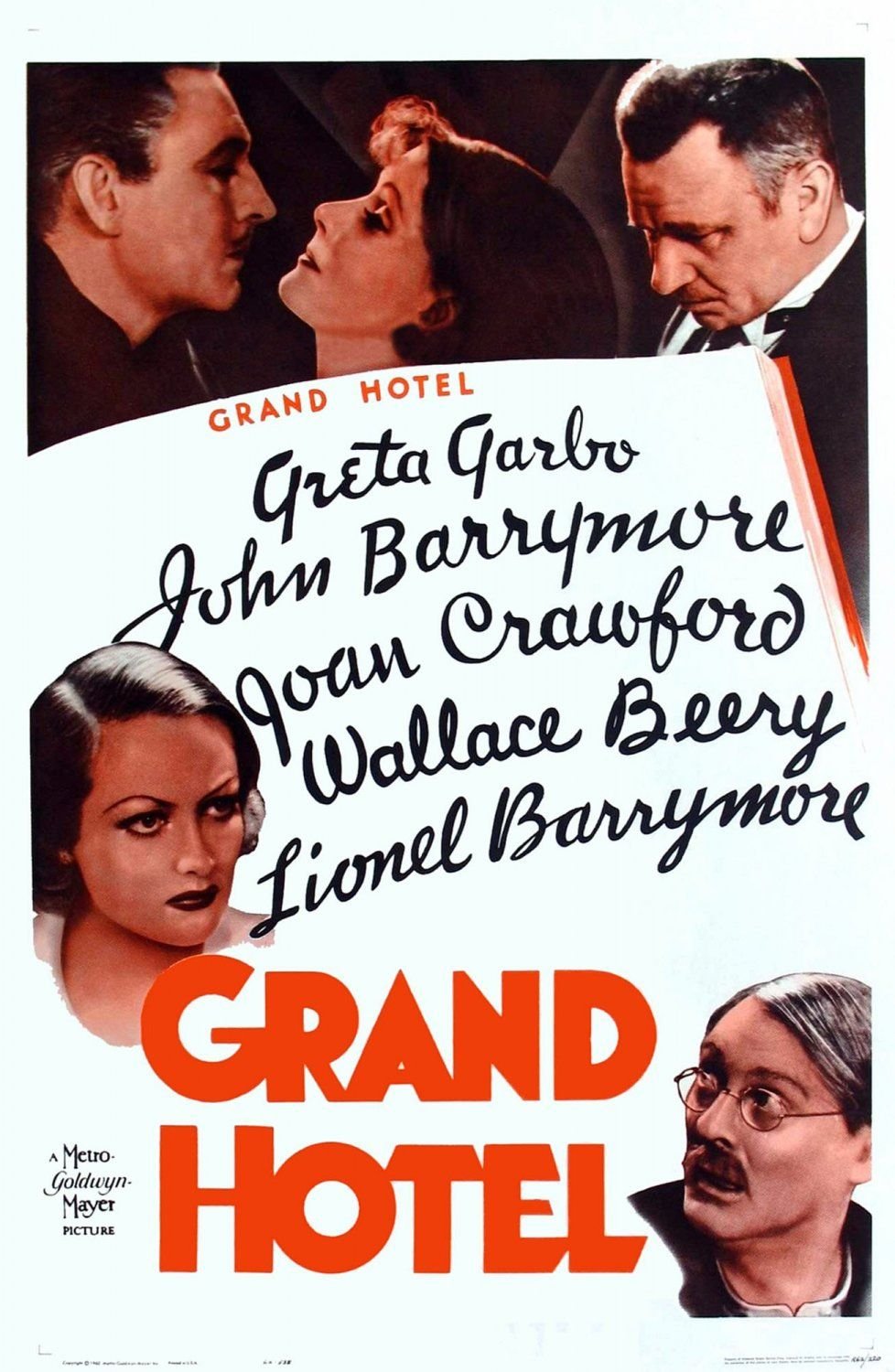 L'affiche du film Grand Hotel