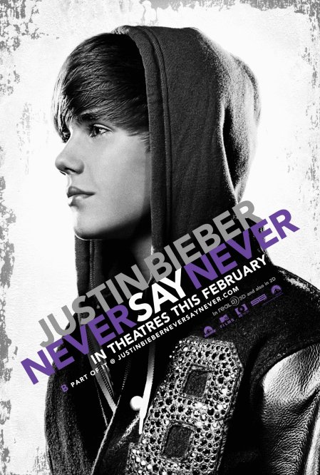 L'affiche du film Justin Bieber: Ne jamais dire jamais