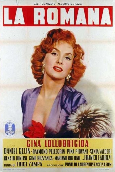 L'affiche originale du film La Belle Romaine en italien