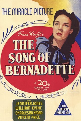 L'affiche du film Song of Bernadette
