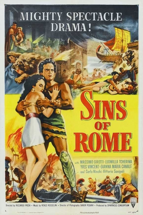 L'affiche du film Sins of Rome, Story of Spartacus