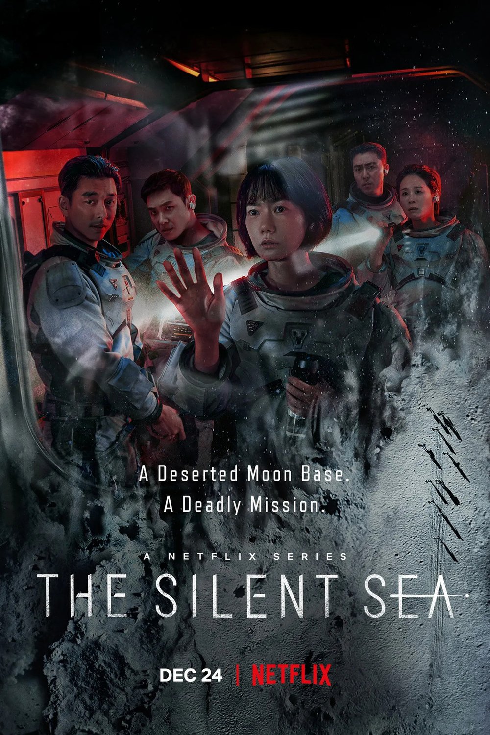L'affiche originale du film The Silent Sea en coréen
