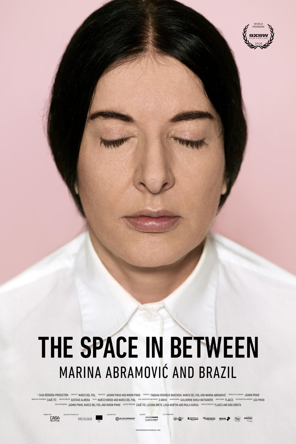 L'affiche du film The Space in Between: Marina Abramovic and Brazil