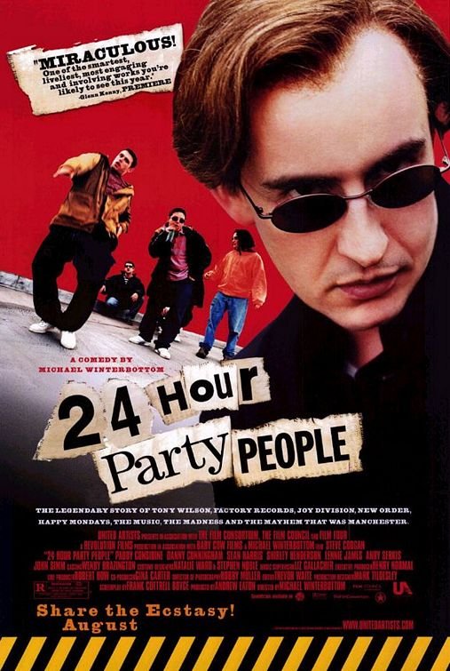 L'affiche du film 24 Hour Party People