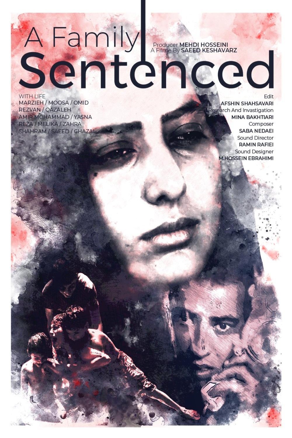 Persian poster of the movie A Family Sentenced