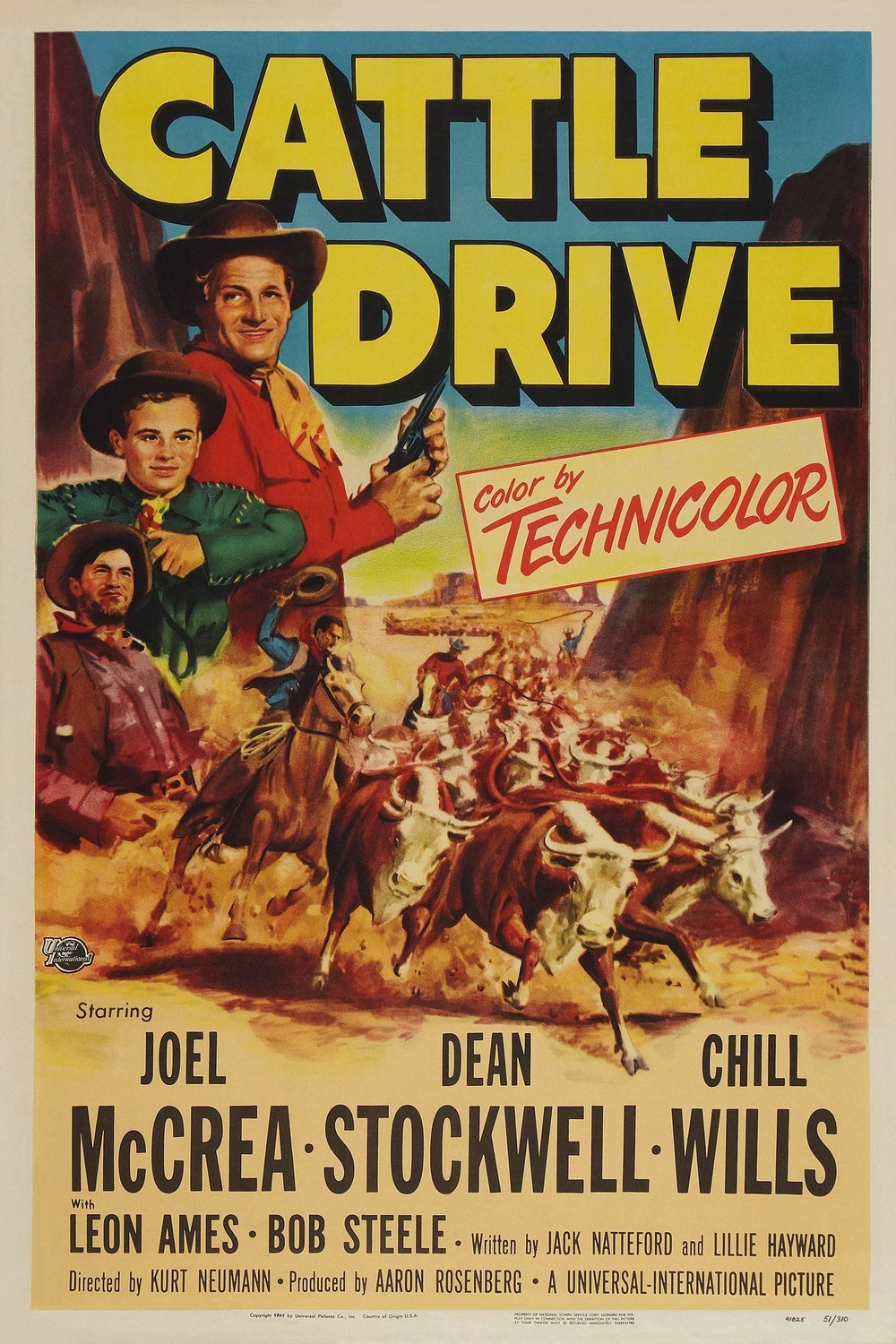 L'affiche du film Cattle Drive