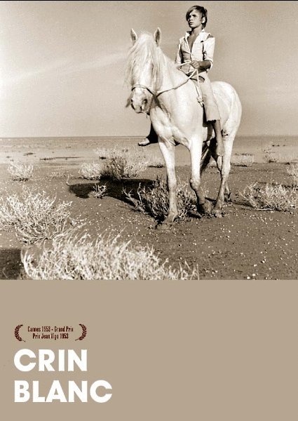 L'affiche du film Crin-Blanc