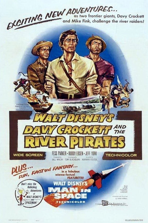 L'affiche du film Davy Crockett and the River Pirates