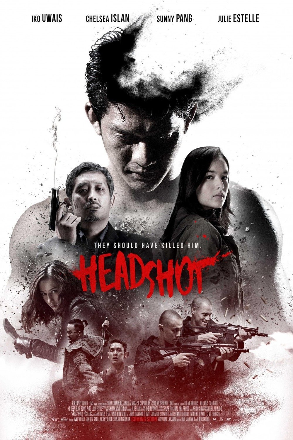 L'affiche du film Headshot