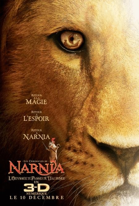 L'affiche du film Les Chroniques de Narnia: L'Odyssée du passeur d'aurore