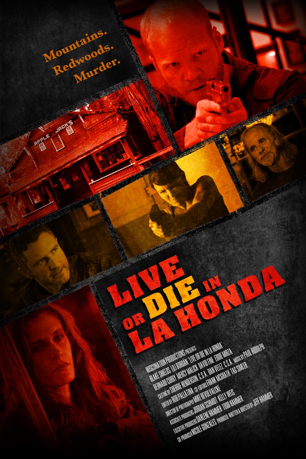 L'affiche du film Live or Die in La Honda