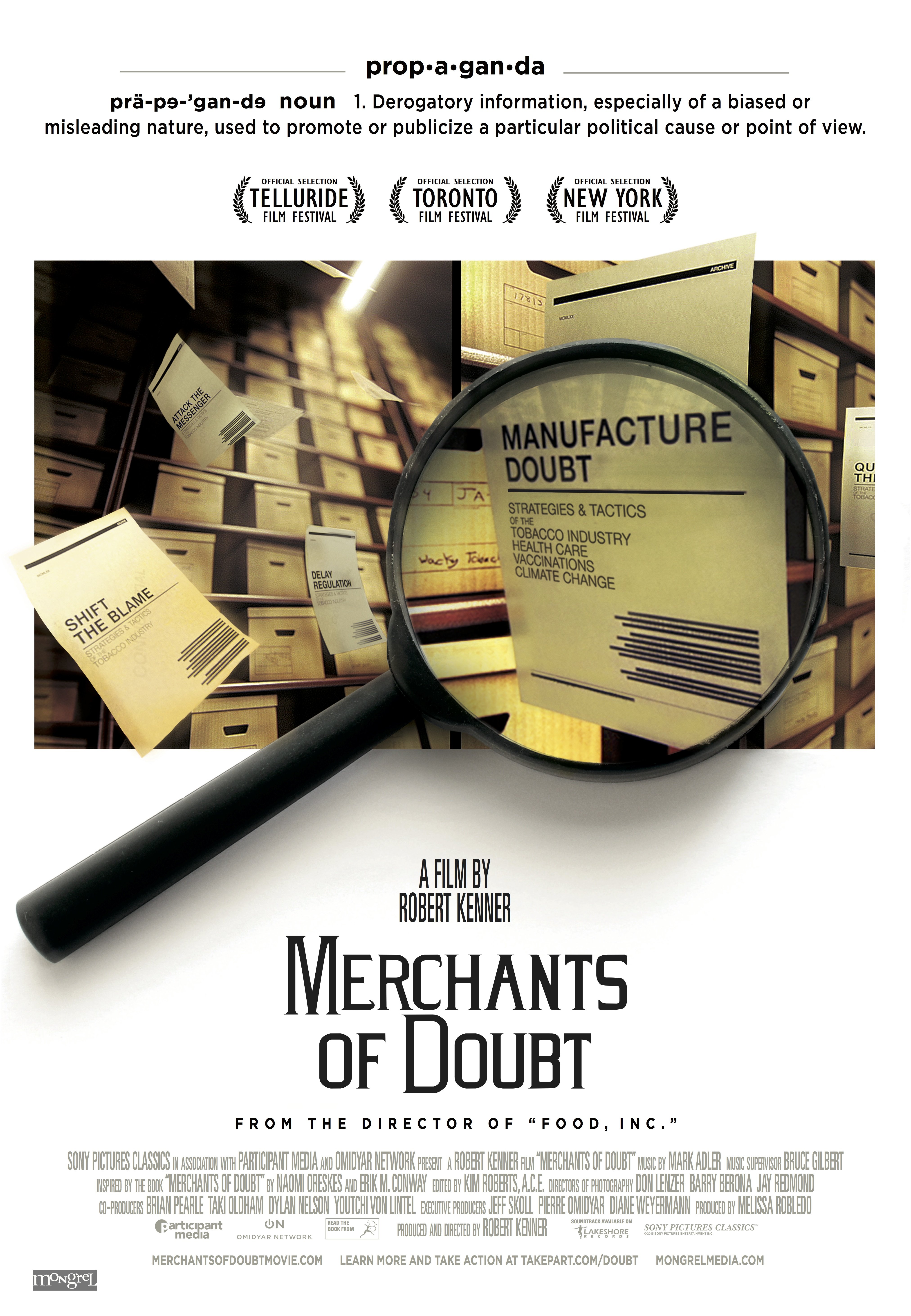 L'affiche du film Merchants of Doubt