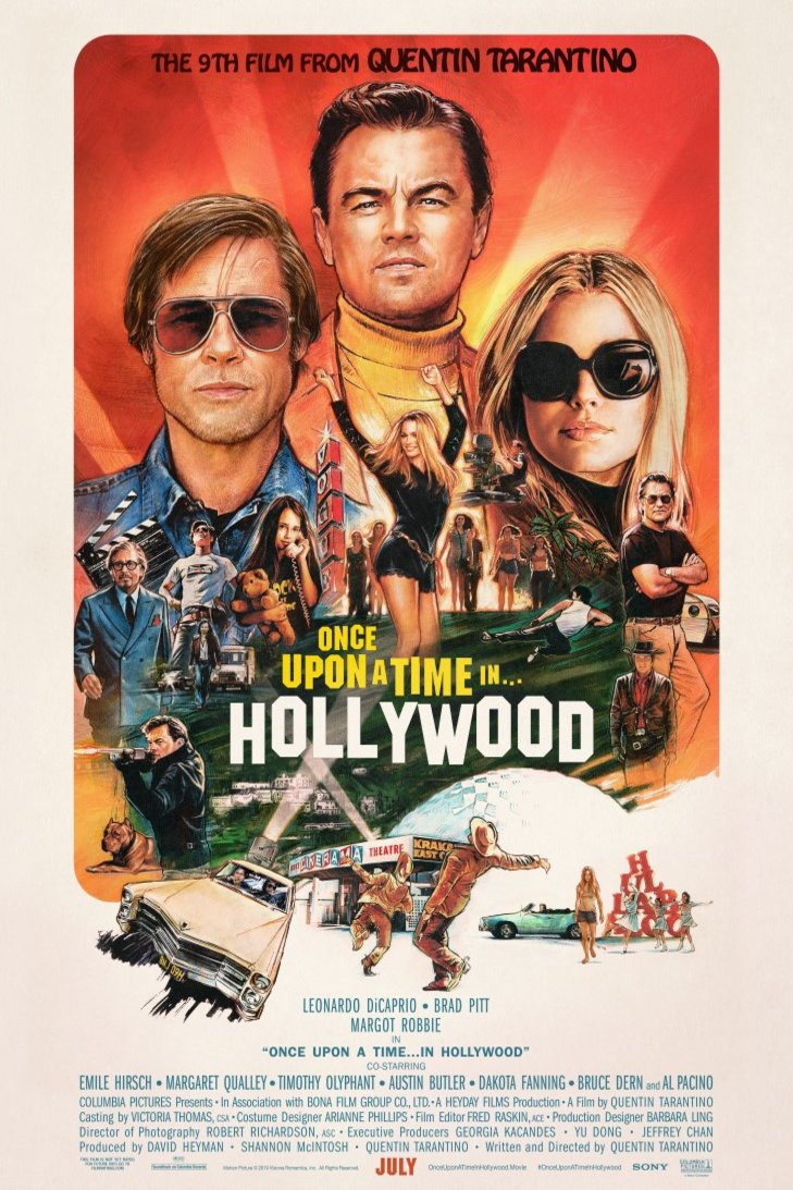 L'affiche du film Once Upon a Time... in Hollywood