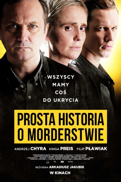 L'affiche originale du film Prosta historia o morderstwie en polonais