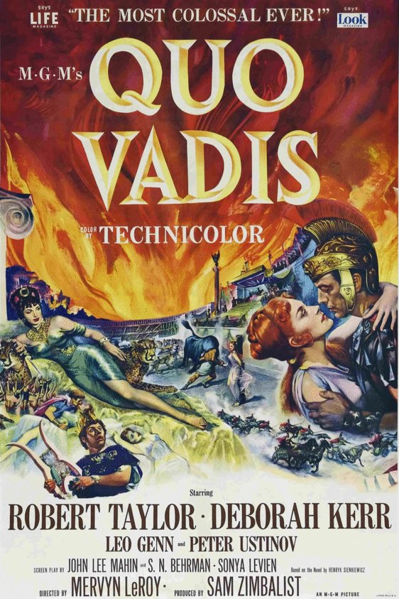 L'affiche du film Quo Vadis