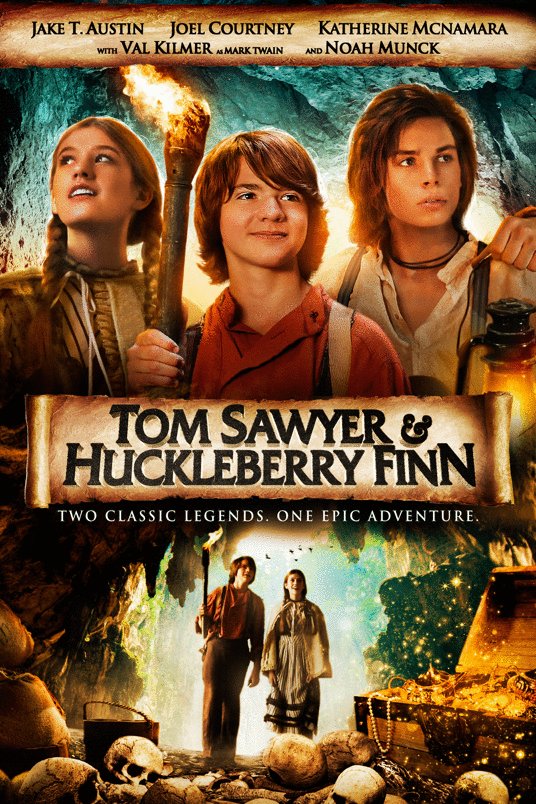 L'affiche du film Tom Sawyer & Huckleberry Finn
