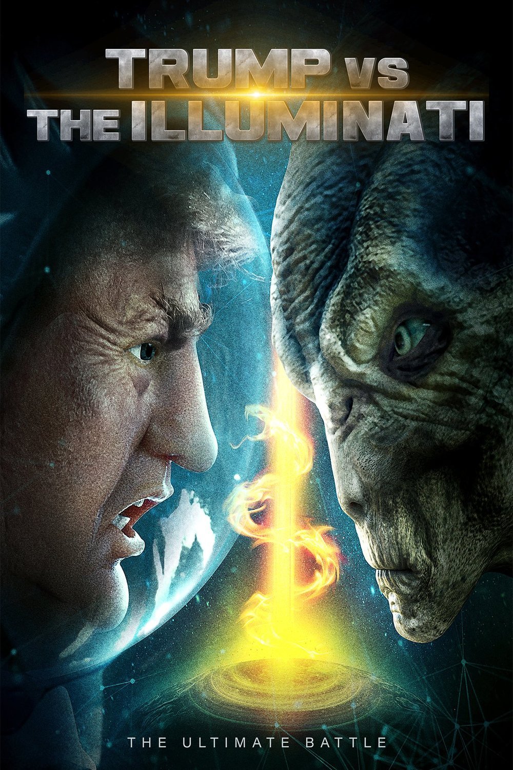 L'affiche du film Trump vs the Illuminati