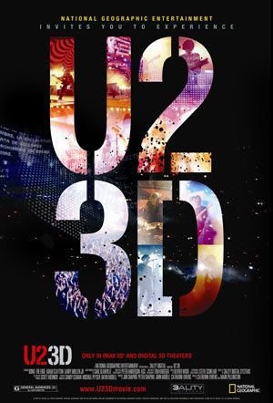 L'affiche du film U2 3D