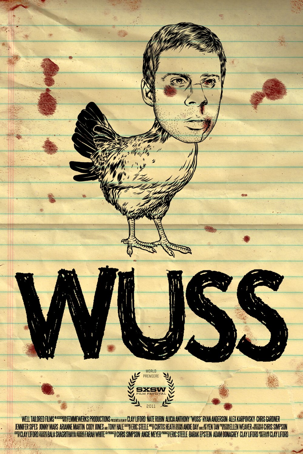 L'affiche du film Wuss