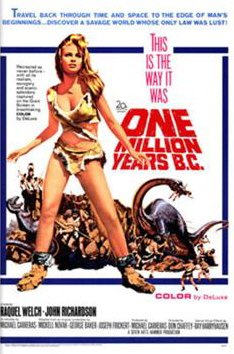 L'affiche du film One Million Years B.C.