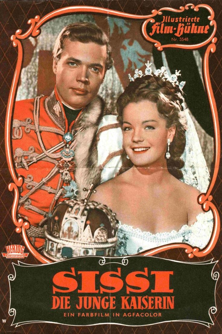 L'affiche originale du film Sissi: The Young Empress en allemand