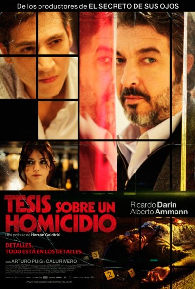 L'affiche originale du film Tesis sobre un homicidio en espagnol