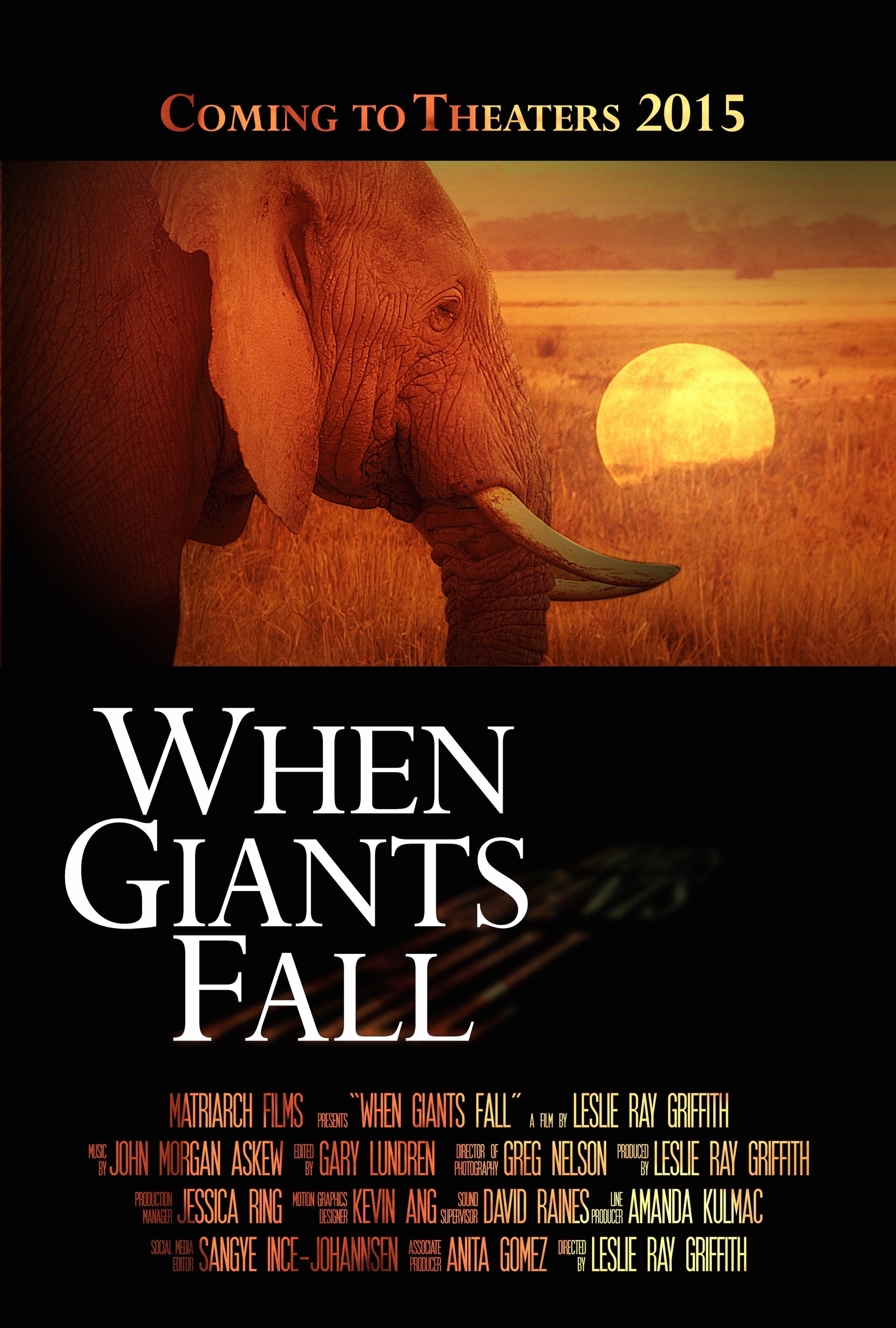 L'affiche du film When Giants Fall