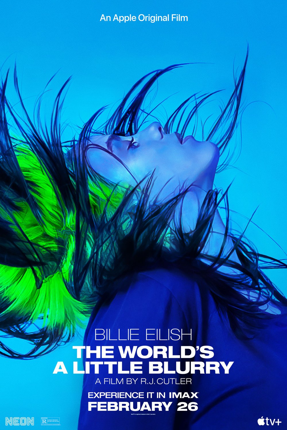 L'affiche du film Billie Eilish: The World's a Little Blurry