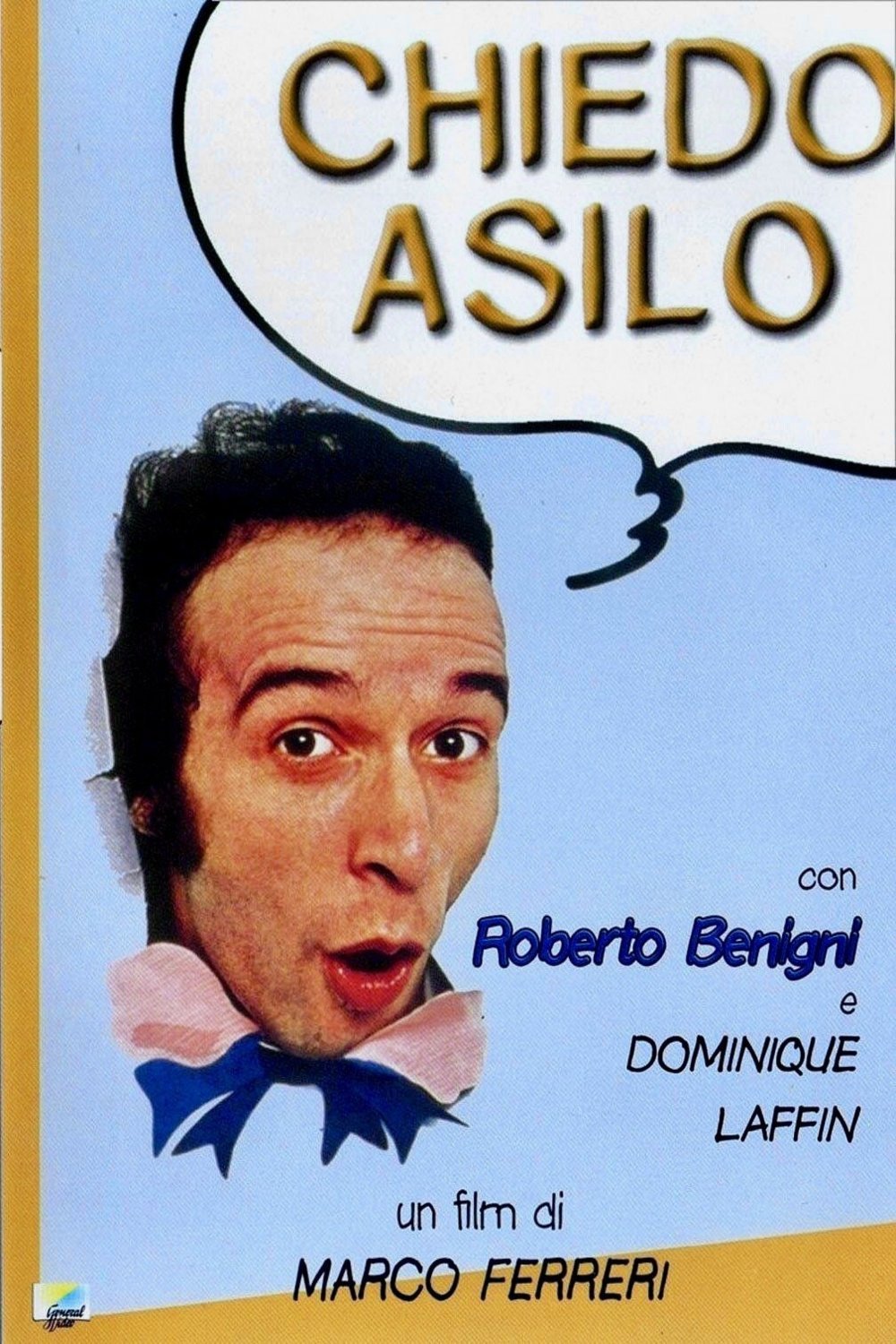 Italian poster of the movie Chiedo asilo