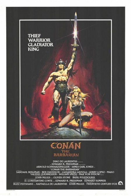 L'affiche du film Conan le barbare
