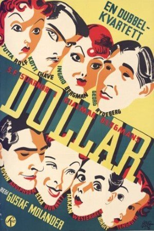 L'affiche originale du film Dollar en suédois