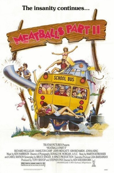 L'affiche du film Meatballs Part II